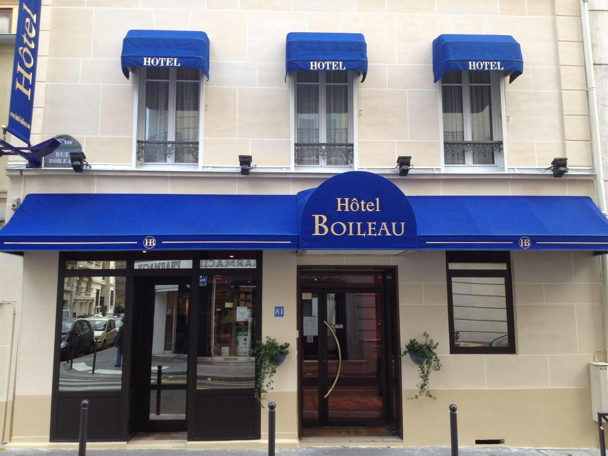 Hotel Boileau Paris Exterior foto